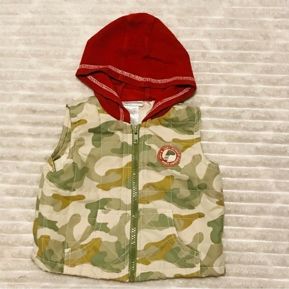 Lot Baby Boys Hoodies Puffer vest Jackets Size 0-3 months 3 Month carters bundle